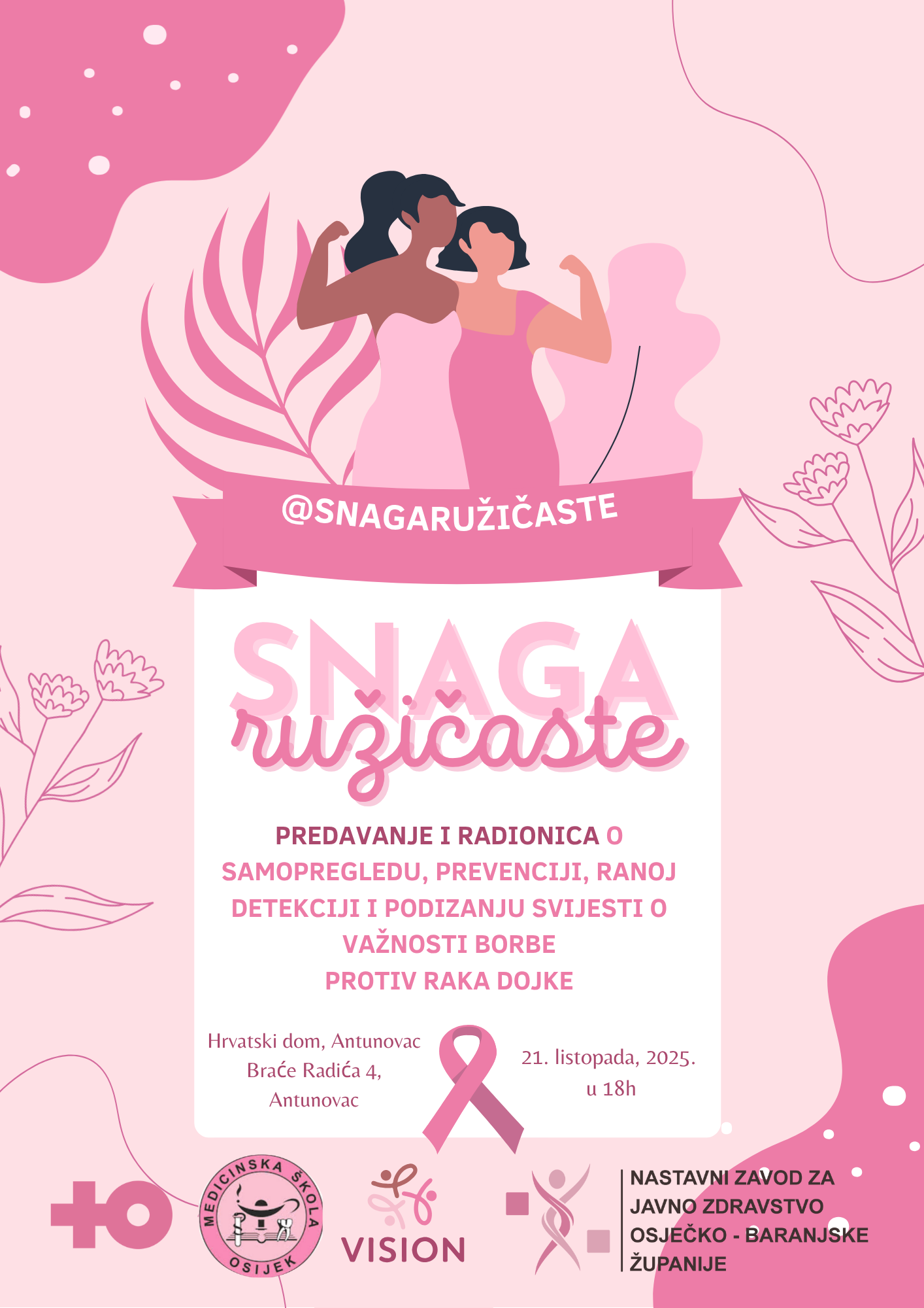 Snaga ružičaste – plakat