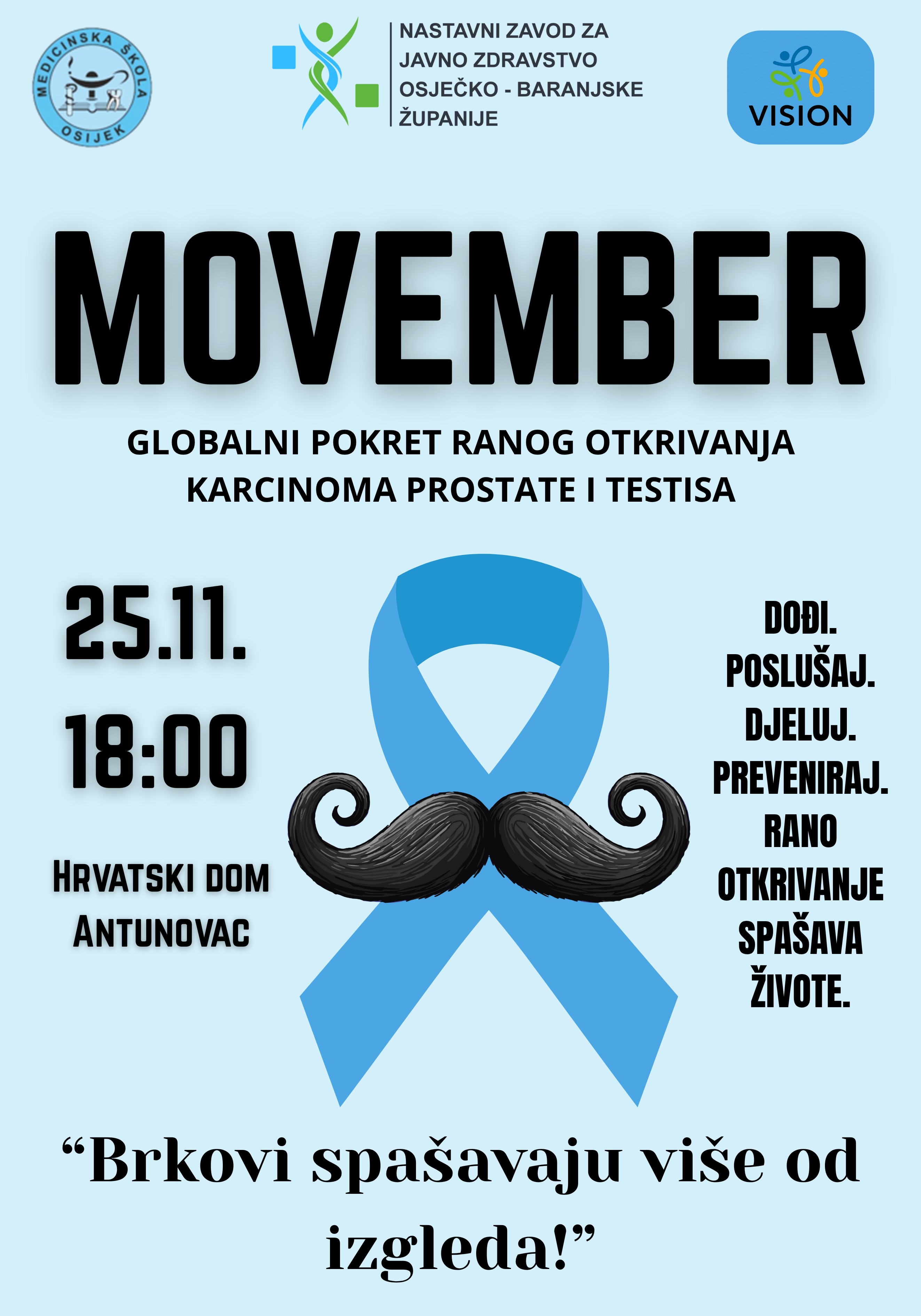 Movember – Brkovi za muško zdravlje